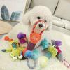 Durable Squeaky Plush Dog Toys: Bite-Proof Corduroy Toys for Puppies & Adult Dogs