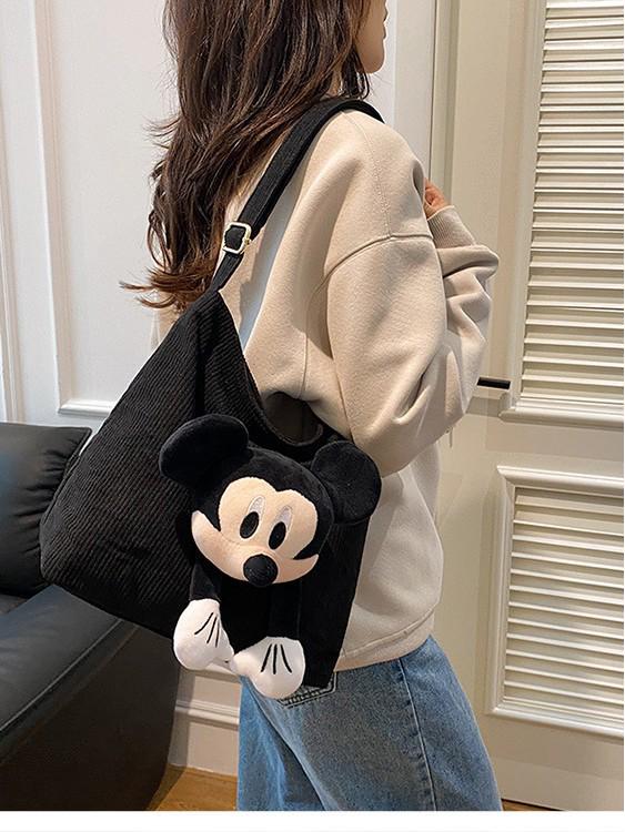 2025 Korean Style Large Capacity Tote: Cute Cartoon Casual Shoulder Handbag