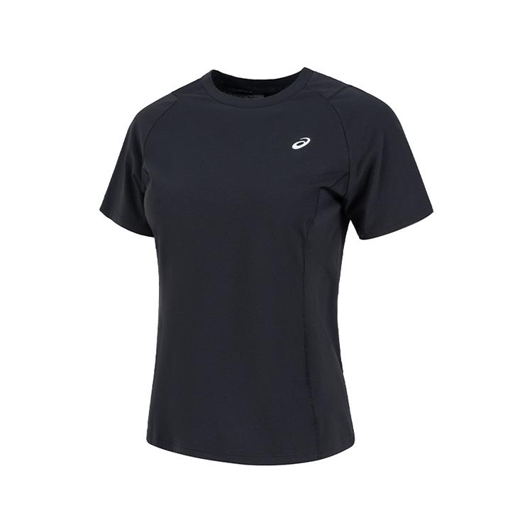

ASICS Moisture Wicking Quick Dry Breathable Reflective Comfortable Running Short Sleeve T-Shirt Women tops 2032D504-001 M
