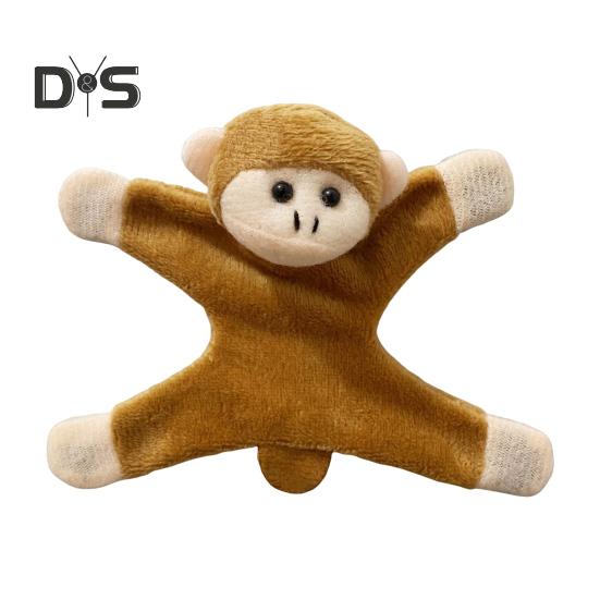 Kreslené plyšové zvířátko Magnet na lednici Plněná zvířecí panenka Magnetická dekorace na lednici Ozdoba do domácnosti, kanceláře, kuchyně, na skříňku