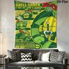 Shell Shock Tmnt Art Show Tribute Tapestry Background Cloth Fashion Print Christmas Gift Home Decor Atmospheric Background Cloth