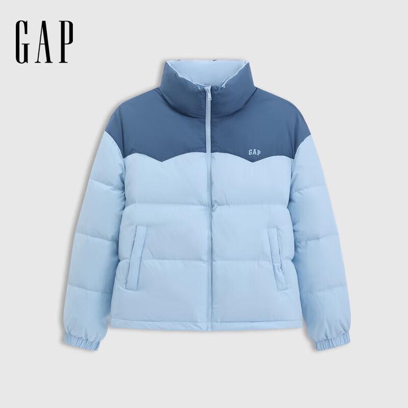 

Женский пуховик Gap с цветными блоками, воротником-стойкой XL