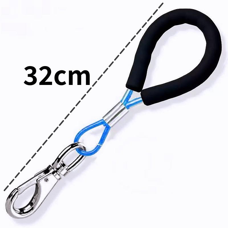 Dog Leash Short Leash for Dog Walking Elastic Spring Dogs Leashes Explosion-proof Rope Leads Comfortable Handle Dogs Short Chain