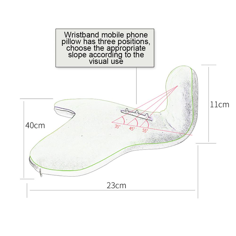 Supporto a Cuscino per Tablet per Telefono Supporto a Cuscino per Ginocchio Morbido Supporto per Polso Multi Angolazione Morbido Supporto a Cuscino per Ginocchio