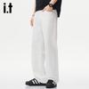 izzue it Men's Washed Straight-Leg Jeans