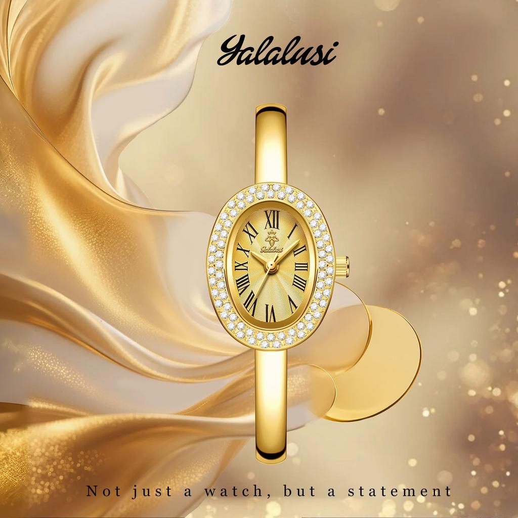 Yalan Loshi Retro Women'S Watch Integrated Bracelet Watch Quartz Movement Women'S Watch Simple Women'S Watch