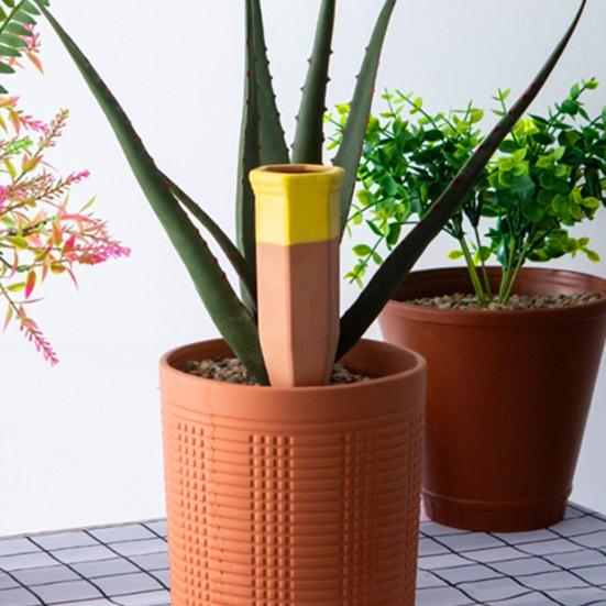 

Yousheng 6 Pcs Self Watering Spike Terracotta Watering Spikes Automatic Slow Release Plant Watering Stakes for Indoor Outdoor Plants 6pcs