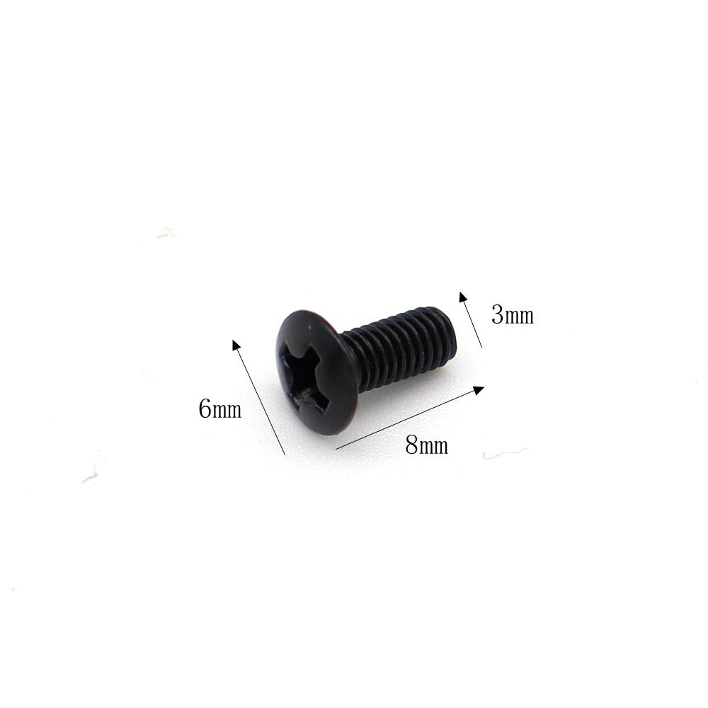 50 100 Stück Elektrische Gitarre Schalter Schraube Montage Schraube Für Sq St Elektrische Gitarre Zubehör 3mm×8mm