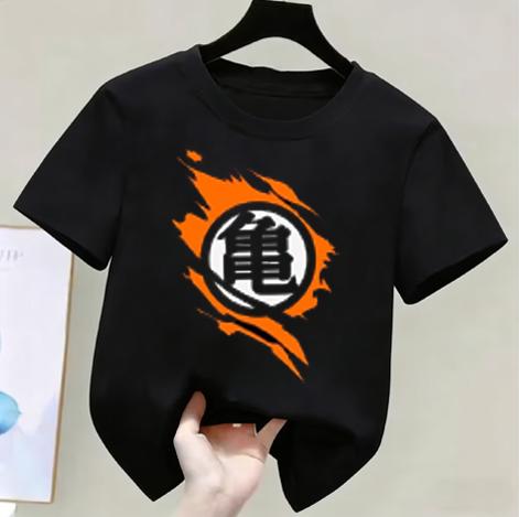 Anime Dragon Ball Cosplay TShirt Cotton Short Sleeve Tops Casual Loose Retro TShirt Unisex Women Kids Family Matching Outfits