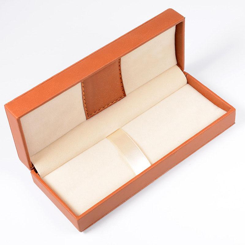 

1pcs Fashion Office Pencil Case Simple Upscale Business Gift Box Creative School Supplies Stationery Box коричневий