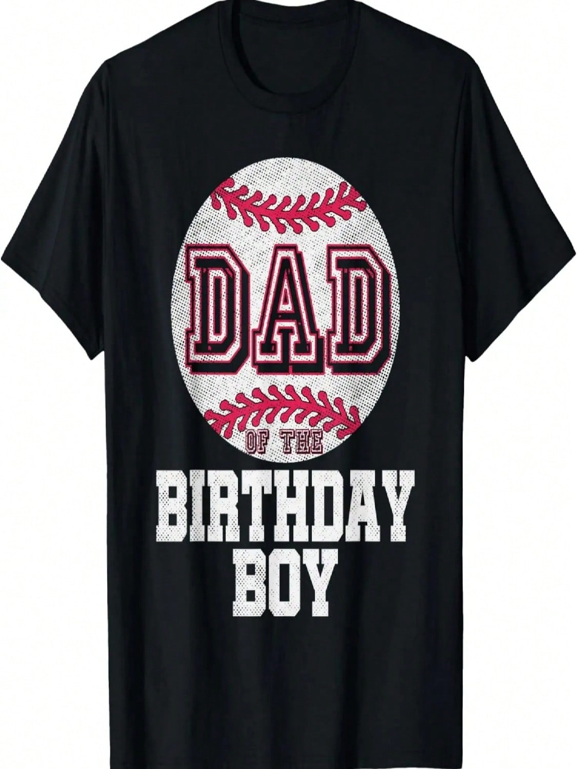Dad Of The Birthday Boy Baseball Player Vintage Retro T-Shirt S разноцветный