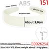 Plastic Blank BaseHair Band Smooth PlateToothless Fabric Headband Handcrafted Accessories Semi-finished Hair Clips
