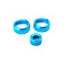 Blue AC Climate Control Radio Volume Knob Ring Covers For BMW 1 2 3 3GT 4 Series