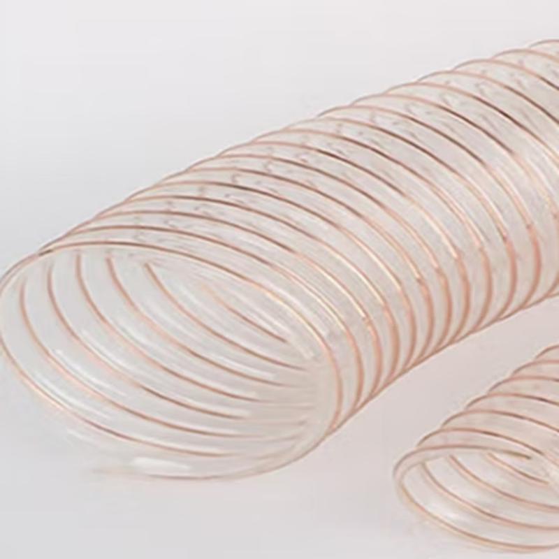 Industrial PU Flexible Corrugated Hose with Steel Wire