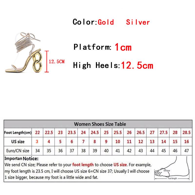 Fashion Liyke Sexy Silver Crystal Ankle Cross Strap Sandals Women Elegant Wedding Banquet Shoes Fashion Square Open Toe Fretwork Heels