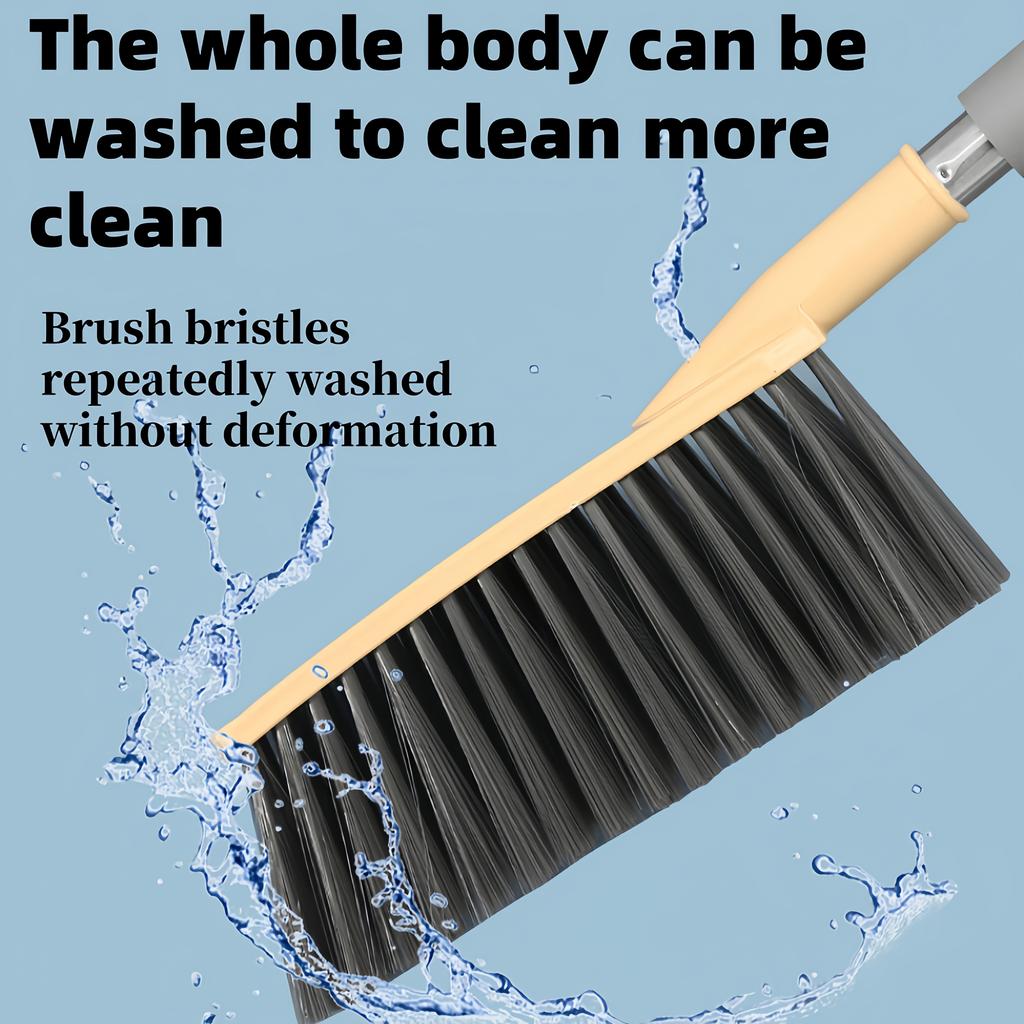 Long Handled Broom with Soft Bristles for Dust Removal, Used for Cleaning Bedrooms, Living Rooms, Floors, and Carpets