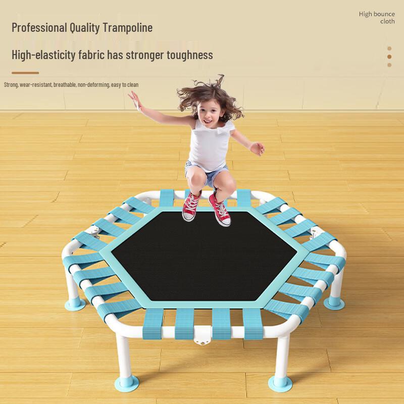 TLXT 42-inch Hexagonal Kids' Indoor Trampoline