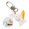 Bunnies Keychain Rabbit Key Rings Keychain Backpack Charm Bag Pendants Women Men