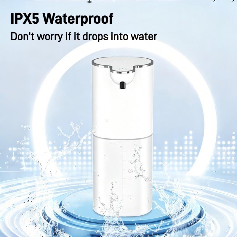 Automatic Foam Soap Dispenser Touchless USB Rechargeable Smart Infrared Sensor Wall Mount Countertop For Bathroom Kitchen Home