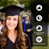 10 Piezas Borlas de Graduación 2026 con Colgante del Año Borlas para Birretes y Togas Académicas y Ceremonias de Graduación
