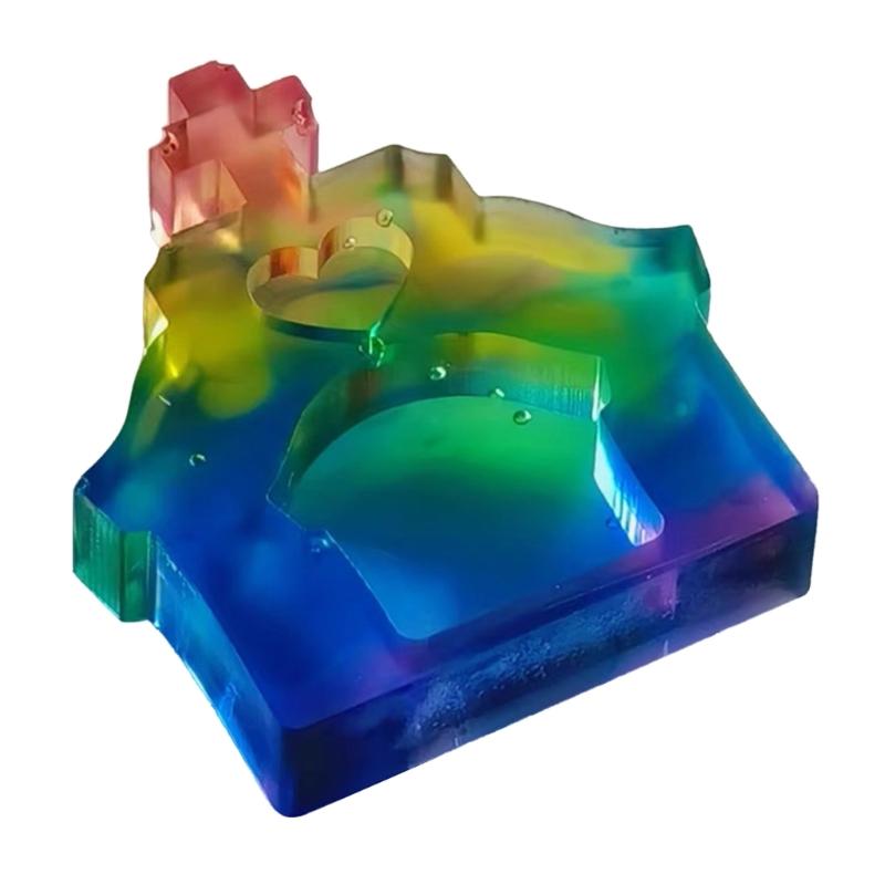 Soft Silicone Resin Mold Love Church Quicksand Mold Resin Art Craft DIY Handmade Jewelry Making Tool Silicone Mould