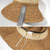Japanese-style wide-brimmed straw hat for summer, beach fashion, vacation sun hat, handmade versatile fisherman hat, sun protection bucket hat for