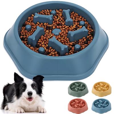 Tigela para Cães Alimentador Lento Anti-engasgo Tigelas de Alimentação Lenta para Cães Antiderrapante Pratos Lentos para Pets Tigelas de Quebra-cabeça para Cães Pequenos e Médios