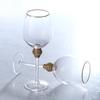 2pcs Light Wind · No Light Luxury Phnom Penh Crystal Glass Wine Glass Cocktail Champagne Glass Decanter Set