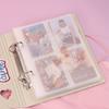 Four-box Grid Photocard Collecting Candy Color Binder Photo Cards Photocard Binder  Instant Photo