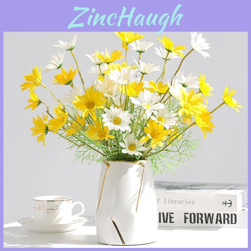 Artificial Chamomile Daisy Silk Flowers For Wedding Decor Photography Props