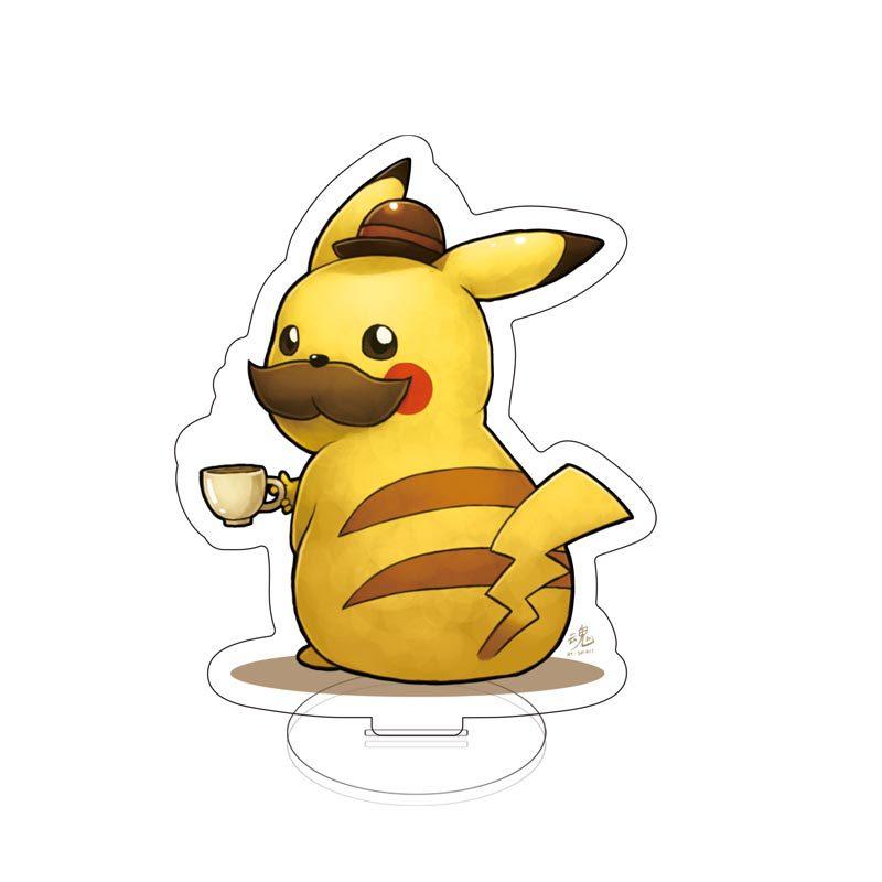 

Pokémon Pikachu, Acrylic Cartoon Animation Small Standing Card, Cute Creative Ornament 10Cm Small Standing Card 10cm*3PCS