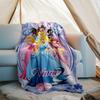 Customizable Princess Throw Blanket – Personalized Name, All-Season Cozy Snug Blanket, Machine Washable, Personalized Blanket