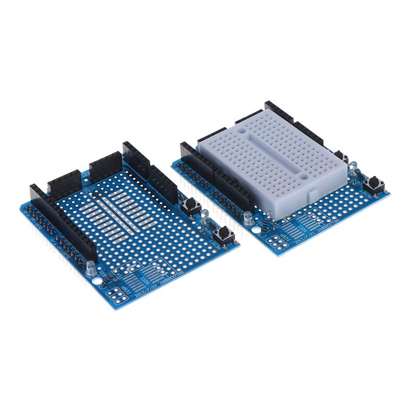 For Uno Proto Shield Prototype Expansion Board With Syb-170 Mini Breadboard Based For Arduino