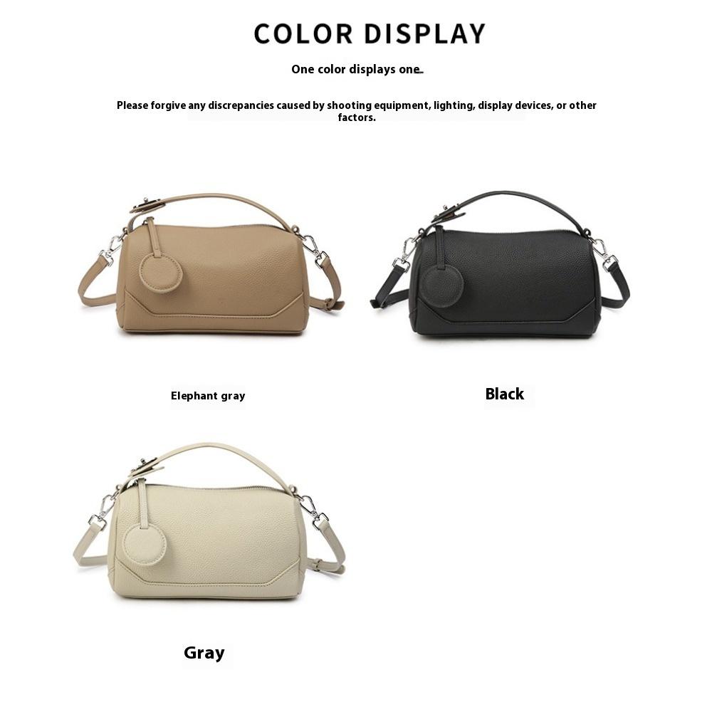 Leather Pillow Bag Women's Summer Bag Women's Cowhide Crossbody Bag Mom Bag Handbag