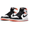 Air Jordan 1 Retro High OG Electro Orange Unisex Sneaker Weiß Schwarz 555088-180