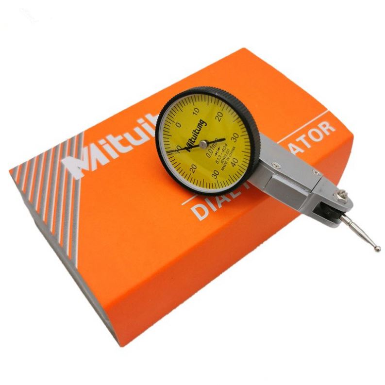 TEBK Dial Test Indicator Lever Measuring Gauge 0-0.8mm DIY Grade Automatic Reversal Contact Customized Support for Machine Tools Digital Dial Indicator