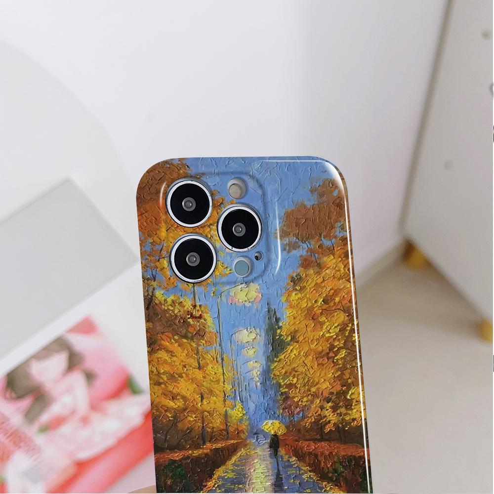 All-inclusive Film Phone Case Cartoon Fashion Design Hard Shell Full Cover Camera Protection Case for iPhone Huawei Honor Vivo Google