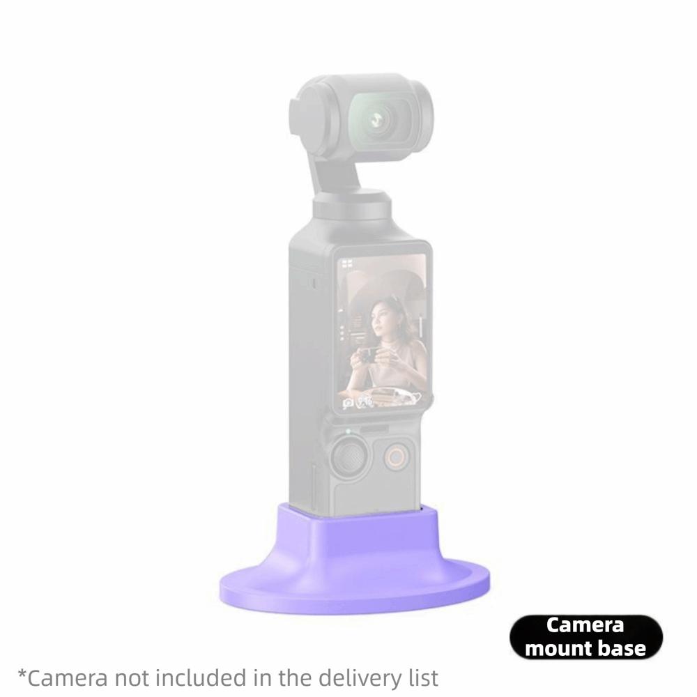 Colorful Silicone Base Shakeproof Lightweight Camera Base Support Anti Slip Camera Accessories for DJI Osmo Pocket 3/4
