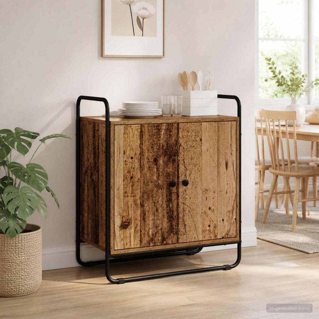 Sideboard Reclaimed Wood 68 x 35 x 75 cm Engineered Wood