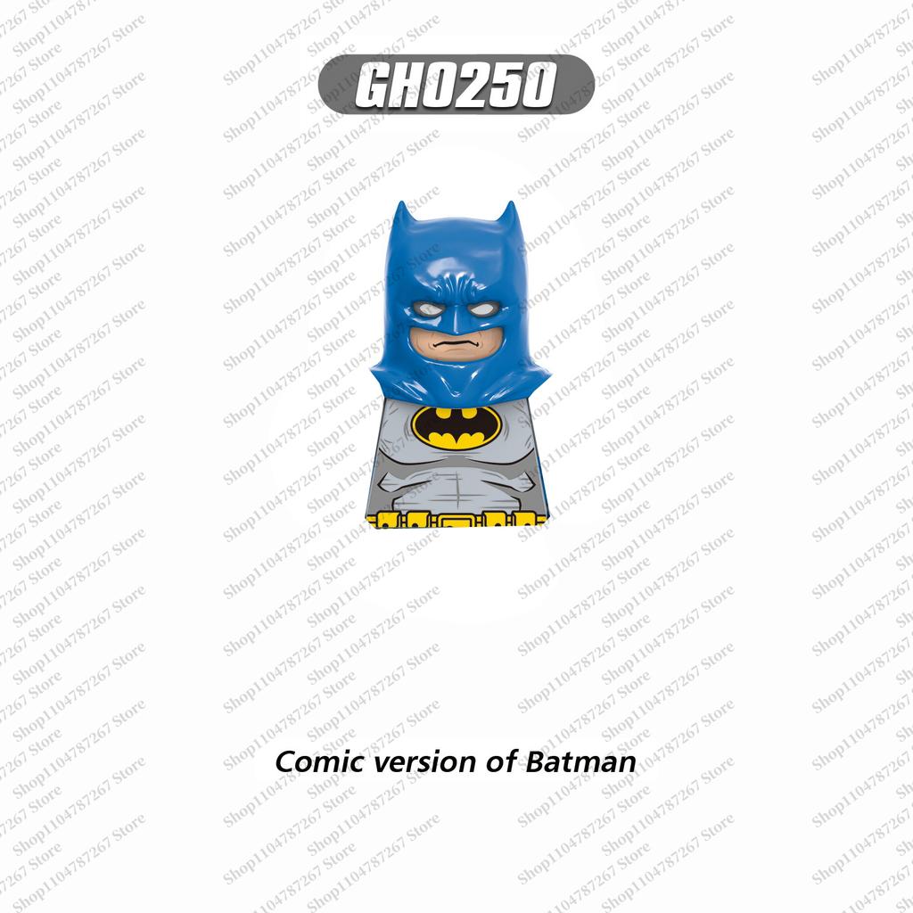 Hot brick toys Superhero series puzzle building blocks children's DIY brick toys plush toys Christmas party gifts