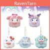Adorable Ghost Plush Keychain Cute Cartoon Animal Figure Soft Pp Cotton Doll Gift