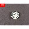 10pcs/lot White Tile Round 2 X 2 Clock with Roman Numerals Simple Pattern Educational Building Blocks DIY Toys Kids Xmas Gifts