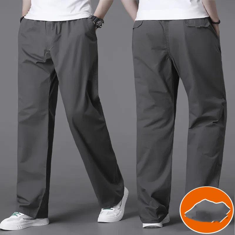 

Мужские утепленные брюки прямого покроя для осени и зимы, ветрозащитные повседневные брюки свободного покроя, брюки больших размеров M