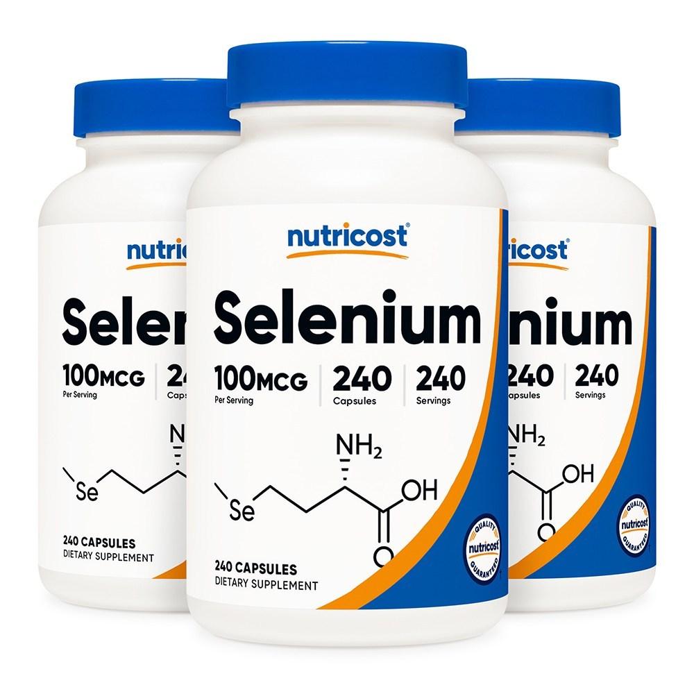 Nutricost Selenium 100mcg 3 Pcs 240 Tablets