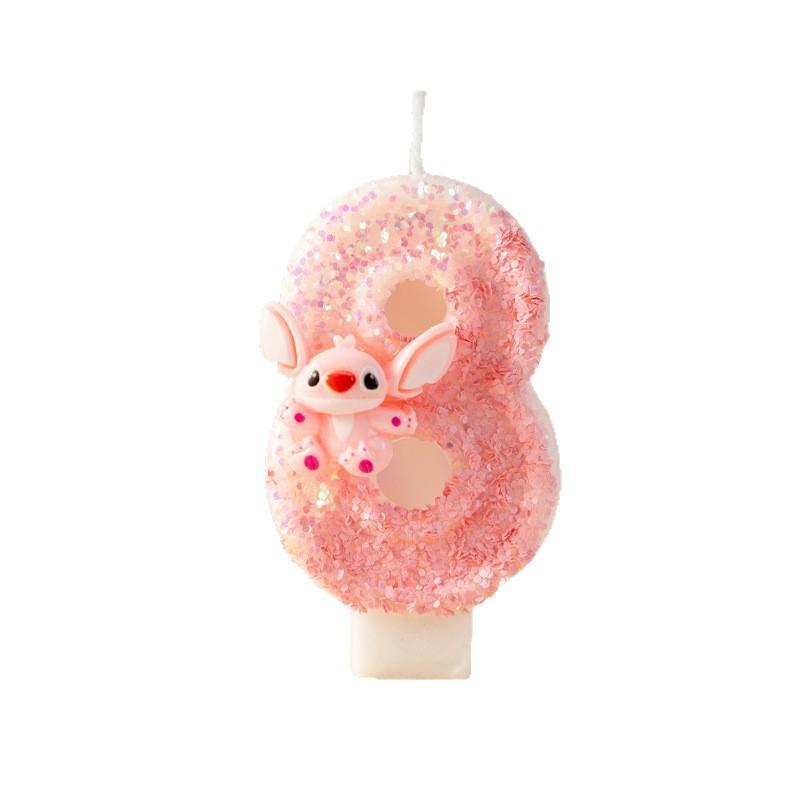 Cute Cartoon Dolls, Creative Digital Birthday Candles, Cake Decoration Design, Carefully Selected Raw Materials, Colorful