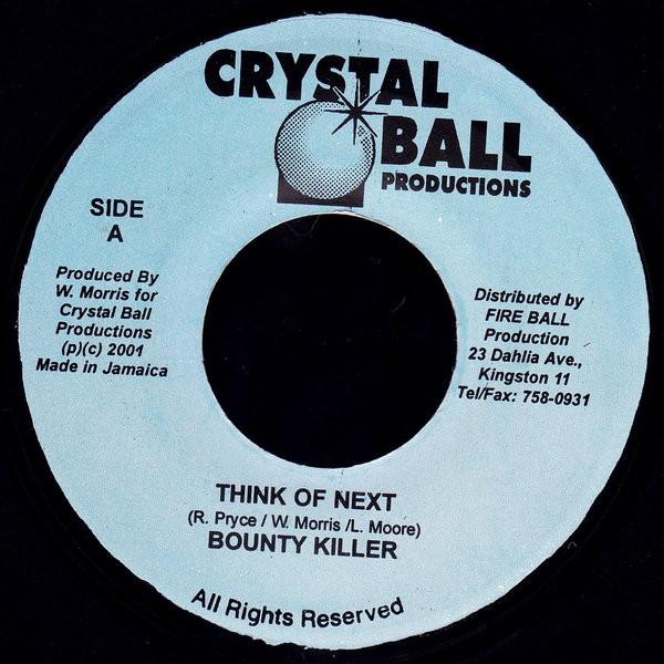 

7inch Record BOUNTY KILLER CUSH HUNTER Think Of Next Kotchulla NONE Crystal Ball Pr 2001 Jamaica Reggae Ska Dub Used