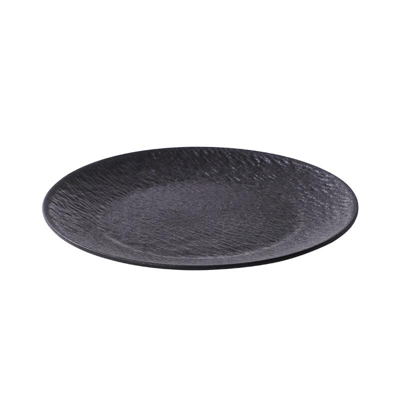 ZISIZ Stone Pattern Round Dinner Plate