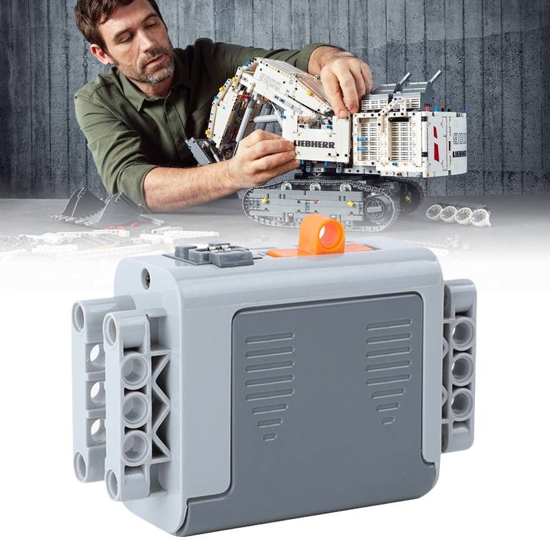 Building Block Battery Box High Technology Power Function Unit Material Plastic