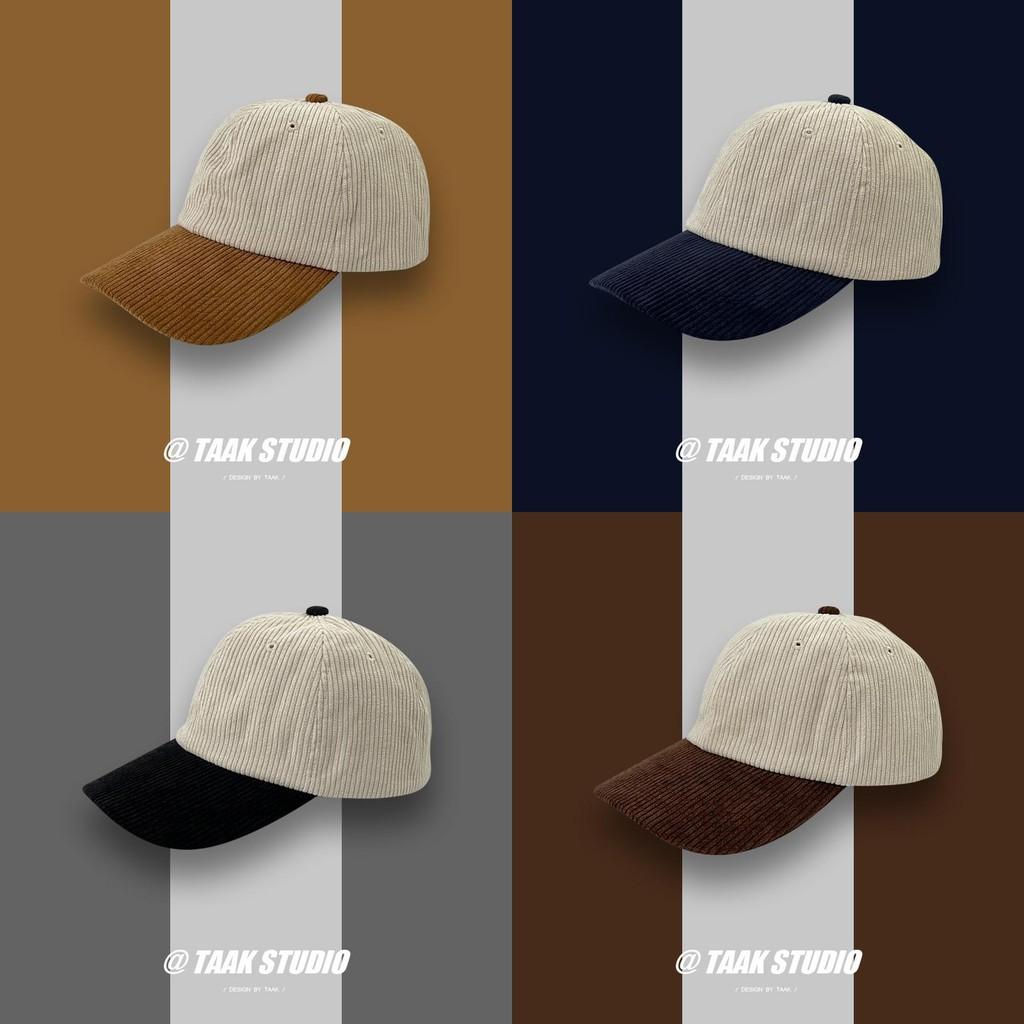Unisex Corduroy Baseball Cap Retro Style Adjustable Hat For Spring Gift Summer
