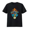 Vintage Splash Mountain T Shirt Gray Size S M L XL HNS vintage Washed Comfortable streetwear Breathable graphic